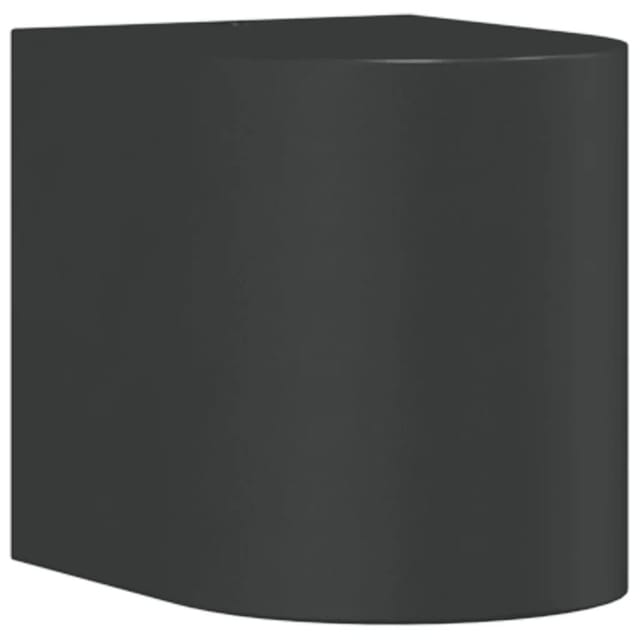 vidaXL Außenwandleuchte Schwarz Aluminiumdruckguss 4006318