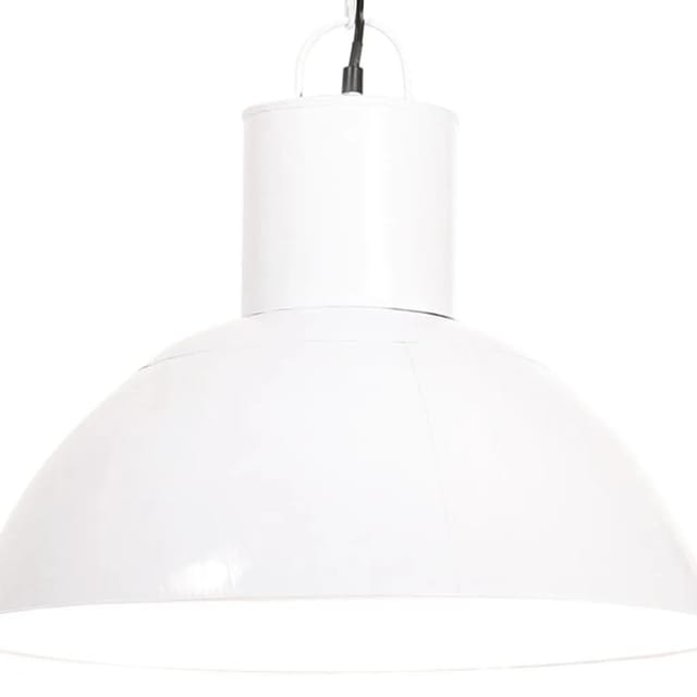 vidaXL Hängelampe 25 W Weiß Rund 48 cm E27 320566