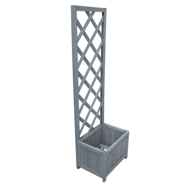vidaXL Spalier mit Blumenkasten 40x30x135 cm Massivholz Tanne 310037