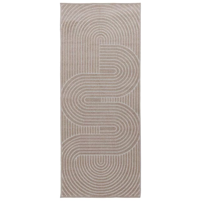 vidaXL Bereichsteppiche PALMERAS Beige 150 x 80 cm Polyester 42022583