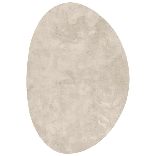 vidaXL Bereichsteppiche HUARTE Beige 140 x 200 cm Polyester 4103666