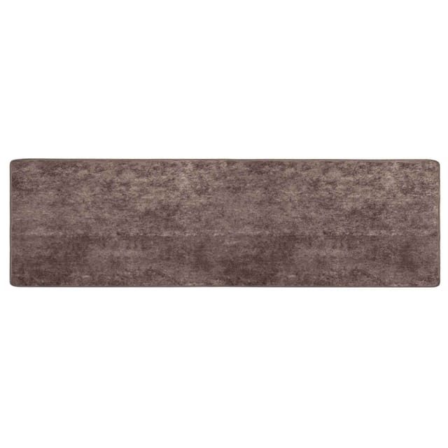 vidaXL Teppichläufer MARSA Grau 350 x 80 cm Polyester und PVC 42023194