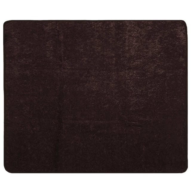 vidaXL Teppichläufer MARSA Anthrazit 100 x 80 cm Polyester und PVC 42023168