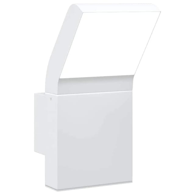 vidaXL LED-Außenwandleuchte Weiß Aluminiumdruckguss 4006272