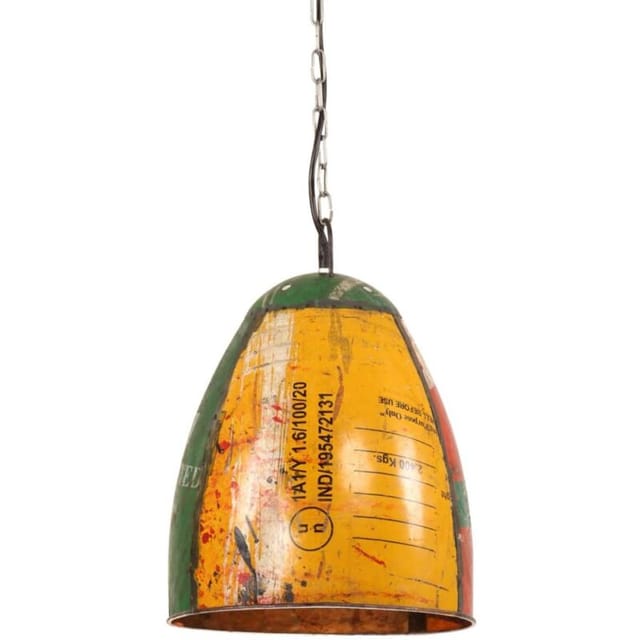 vidaXL Hängelampe Industrie-Stil 25 W Mehrfarbig Rund 32 cm E27 344400