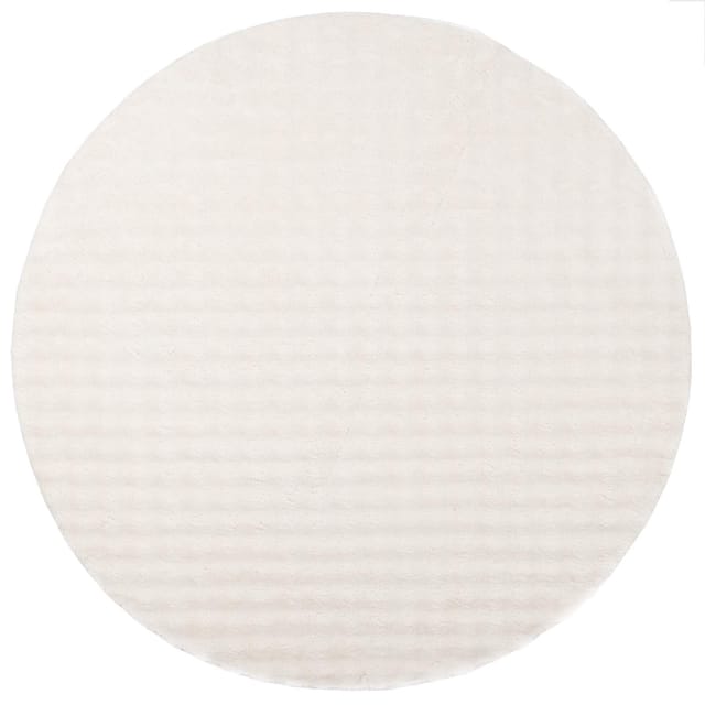 vidaXL Bereichsteppiche Rund SIROLO Creme Ø 160 CM Polyester 42022737