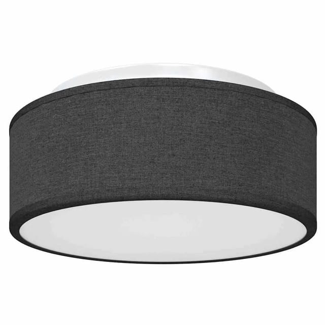 vidaXL Deckenlampe mit Strahlern Schwarz 30 x 30 x 13,5 cm Stoff 42001202