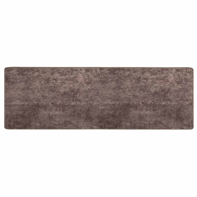 vidaXL Teppichläufer MARSA Grau 300 x 100 cm Polyester und PVC 42023201