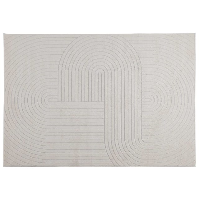 vidaXL Bereichsteppiche PALMERAS Creme 280 x 200 cm Polyester 42022575
