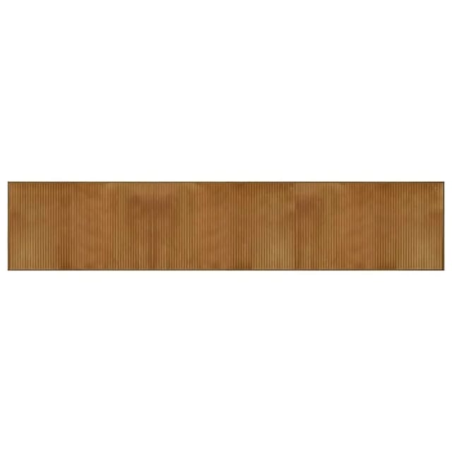vidaXL Teppich Rechteckig Braun 60x300 cm Bambus 376842