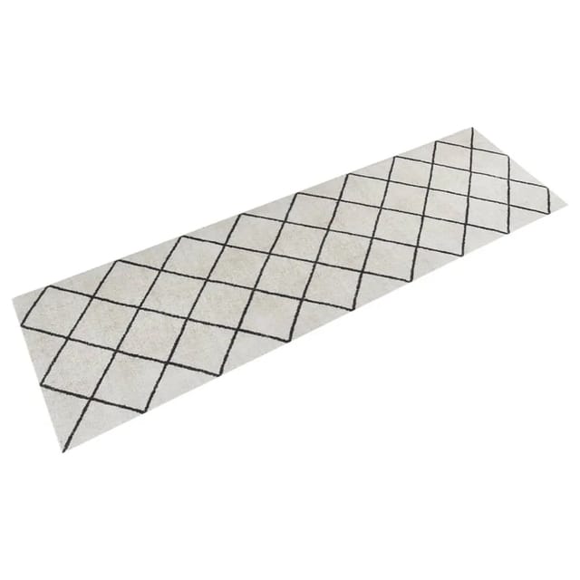 vidaXL Küchenteppich Waschbar Quadrat 45x150 cm Samt 136567