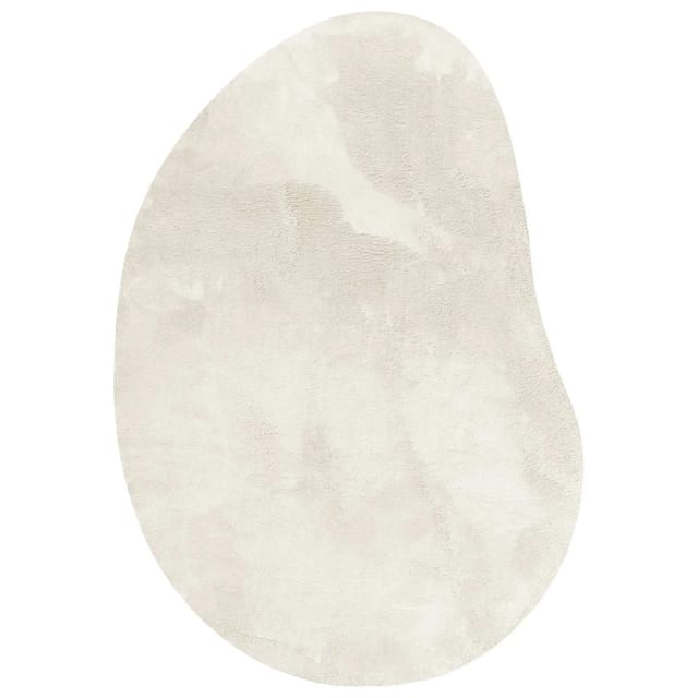 vidaXL Bereichsteppiche HUARTE Creme 140 x 200 cm Polyester 4103722