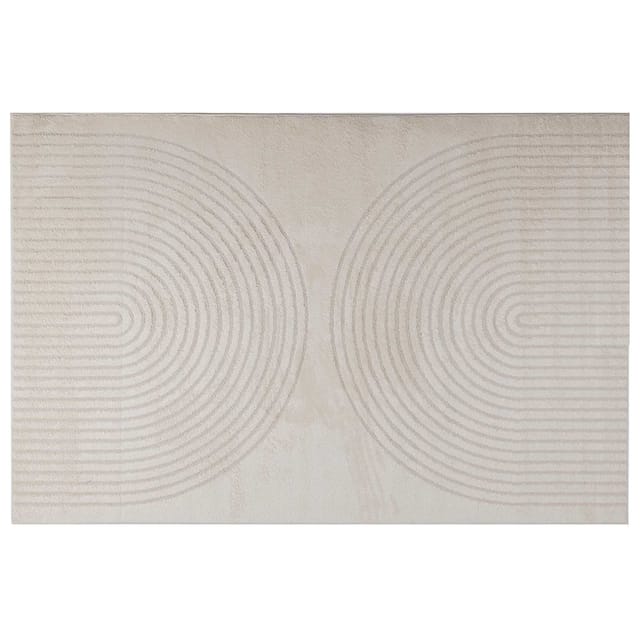 vidaXL Bereichsteppiche GALATI Creme 340 x 240 cm Polyester 42022797