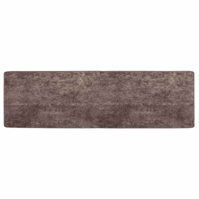 vidaXL Teppichläufer MARSA Grau 150 x 50 cm Polyester und PVC 42023183