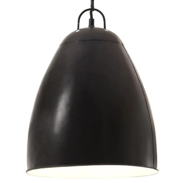 vidaXL Hängelampe Industriestil 25 W Schwarz Rund 32 cm E27 320561