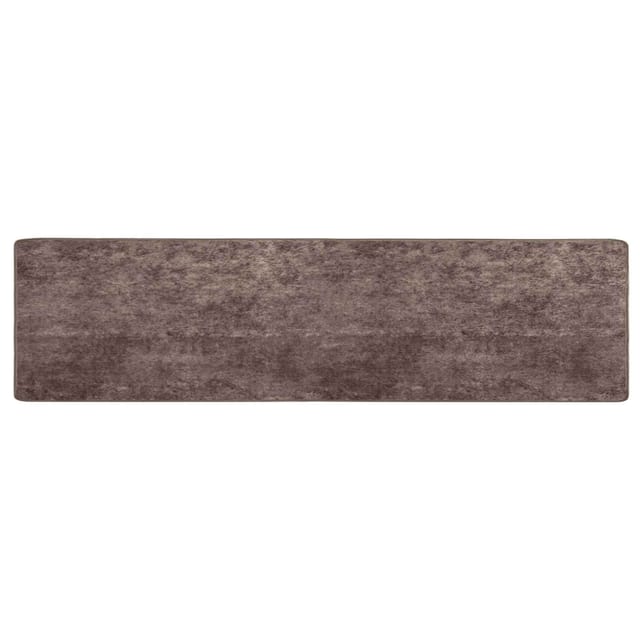 vidaXL Teppichläufer MARSA Grau 400 x 100 cm Polyester und PVC 42023203