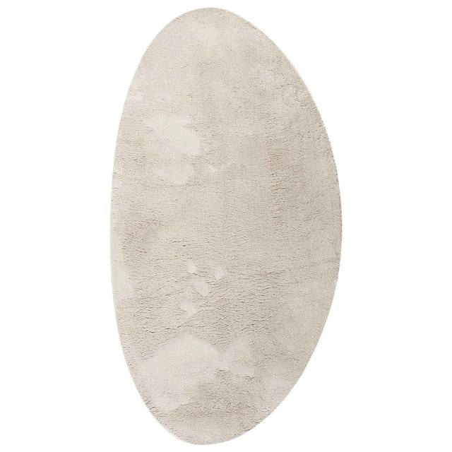 vidaXL Bereichsteppiche HUARTE Beige 100 x 200 cm Polyester 4103664