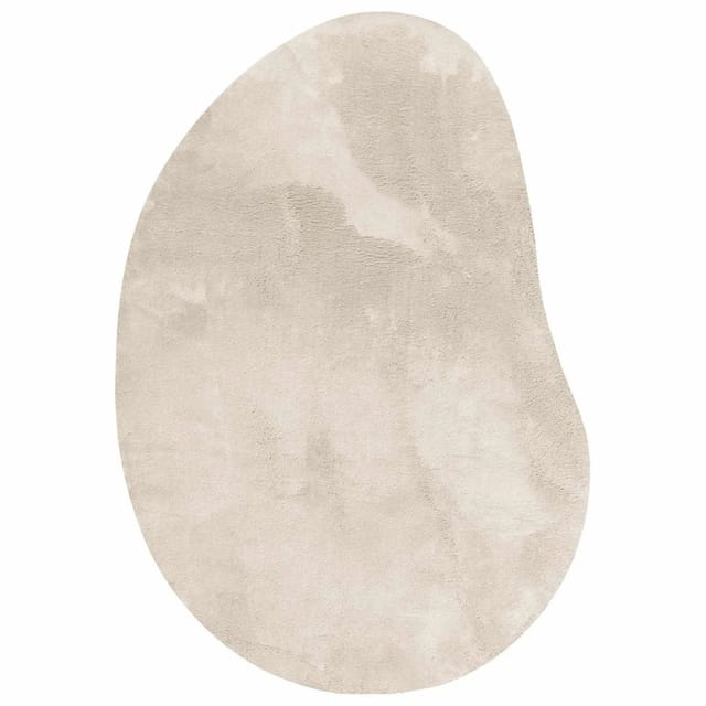 vidaXL Bereichsteppiche HUARTE Beige 120 x 170 cm Polyester 4103714