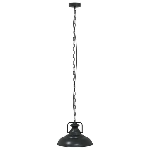 vidaXL Pendelleuchte E27 Schwarz Ø 31 cm Eisen 4103456
