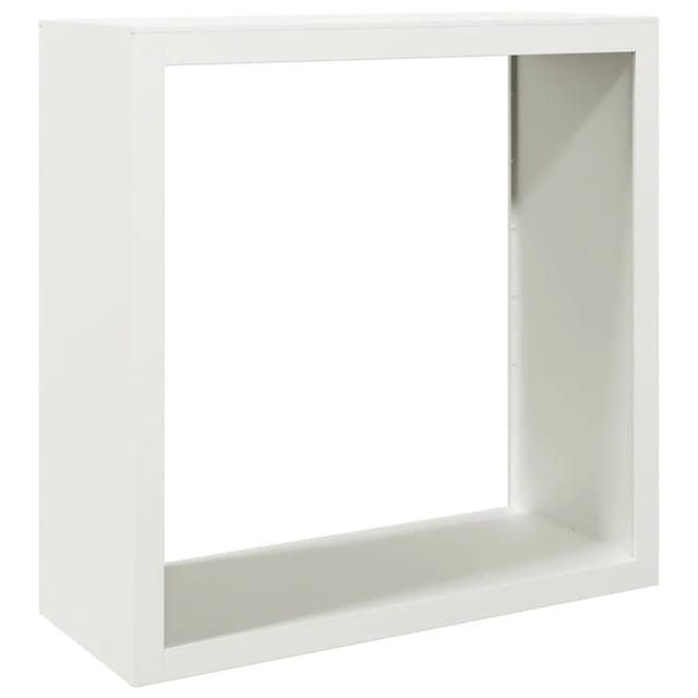 vidaXL Brennholzregal Weiß 100x40x100 cm Stahl 850969