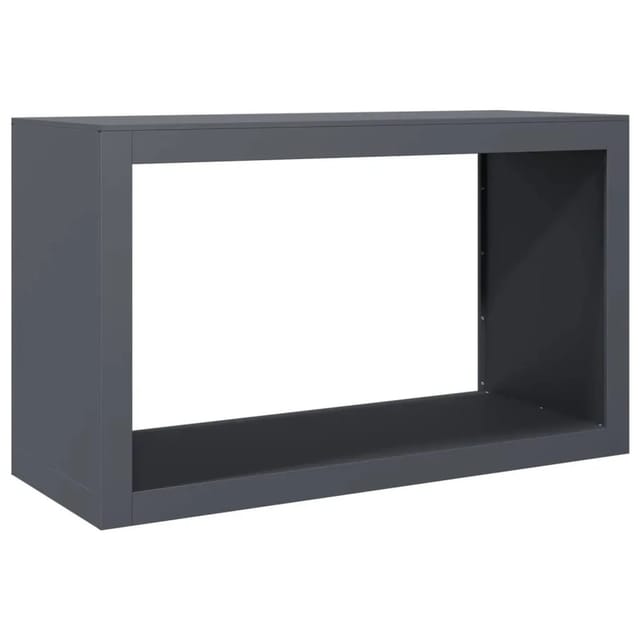 vidaXL Brennholzregal Anthrazit 100x40x60 cm Stahl 850984