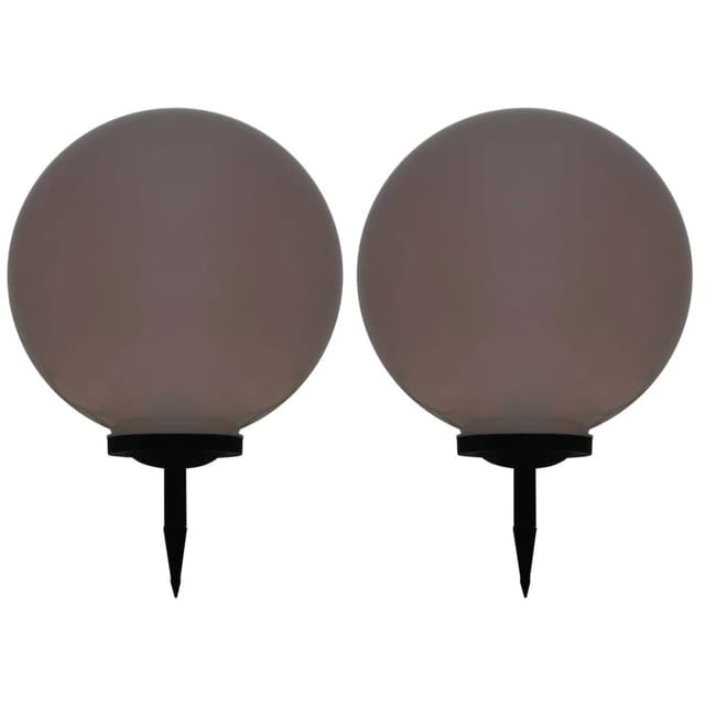 vidaXL Außen-Solarlampen 2 Stk LED Kugel 50 cm RGB 277129