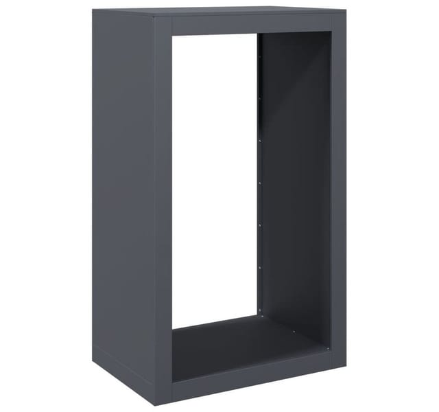 vidaXL Brennholzregal Anthrazit 60x40x100 cm Stahl 850991