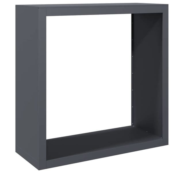 vidaXL Brennholzregal Anthrazit 100x40x100 cm Stahl 850970