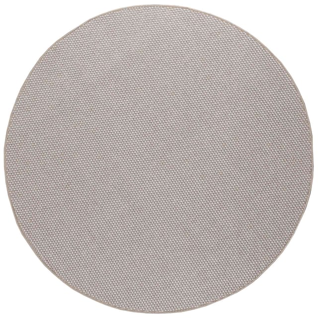 vidaXL Bereichsteppiche Rund LUGO Creme und Taupe Ø 160 CM Polyester 42022711