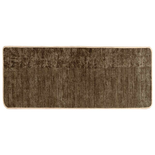vidaXL Teppichläufer MARSA Waldgrün 200 x 100 cm Polyester und PVC 42023149