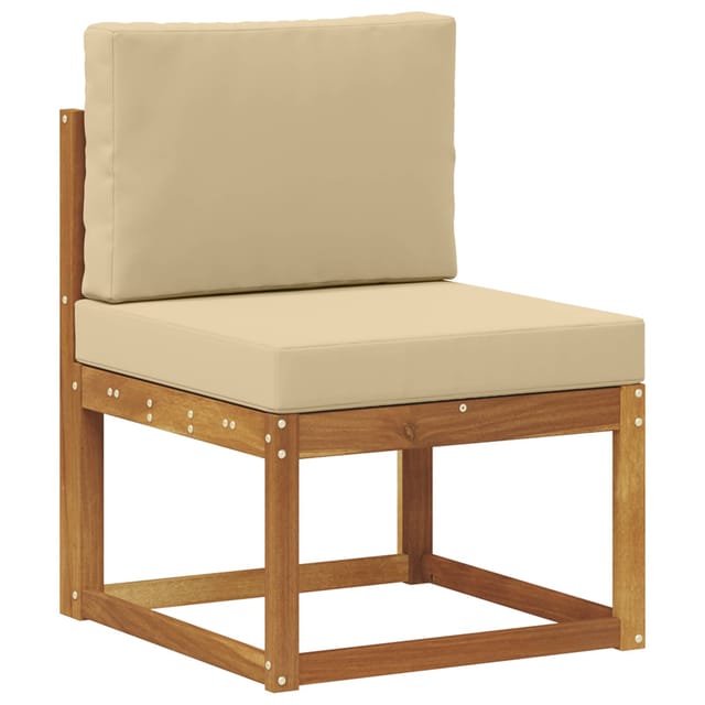 vidaXL Outdoor Mittelsofa Massivholz Akazie 900457