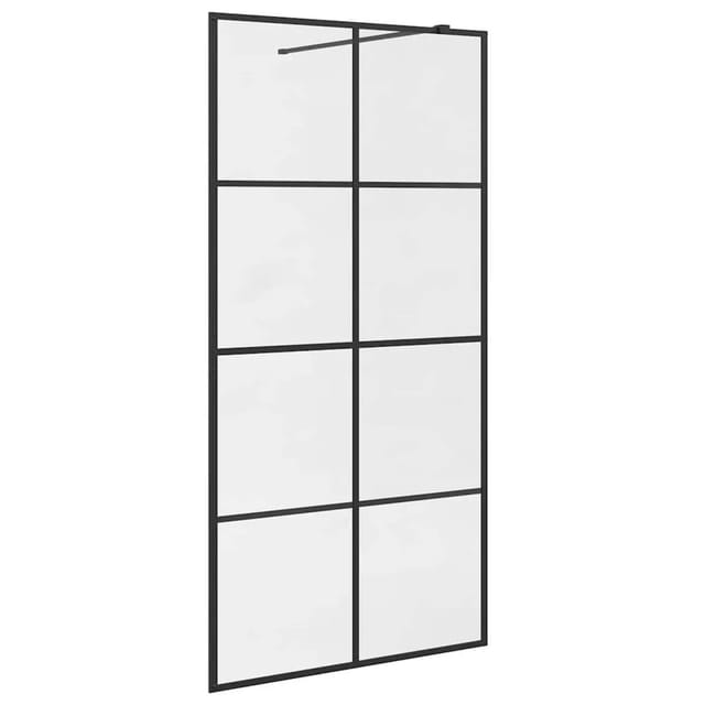 vidaXL Duschwand für Begehbare Dusche mit Klarem ESG Glas 100x195 cm 151035