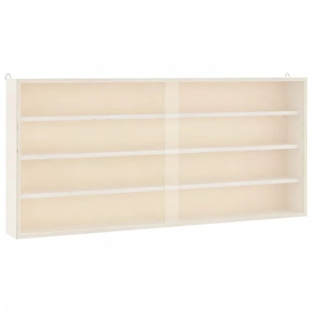 vidaXL Sammlervitrine aus Holz mit Türen 80 x 8,5 x 37 cm 4017387