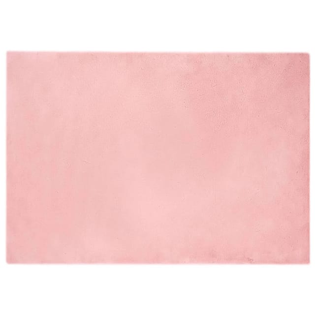 vidaXL Rutschfester Kunstfellteppich Olite Rosa 160 x 230 cm Polyester 42021704