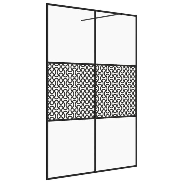 vidaXL Duschwand für Begehbare Dusche mit Klarem ESG-Glas 140x195 cm 151032