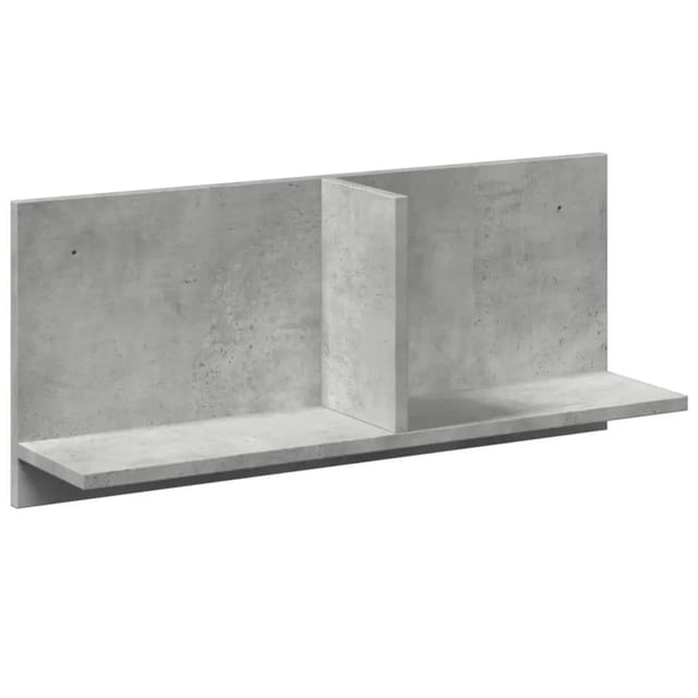 vidaXL Wandschrank 70x16,5x30 cm Betongrau Holzwerkstoff 854853