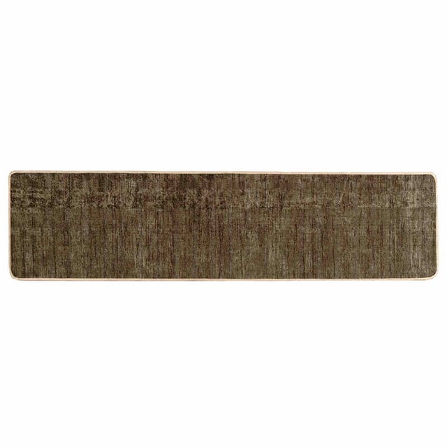 vidaXL Teppichläufer MARSA Waldgrün 300 x 80 cm Polyester und PVC 42023143