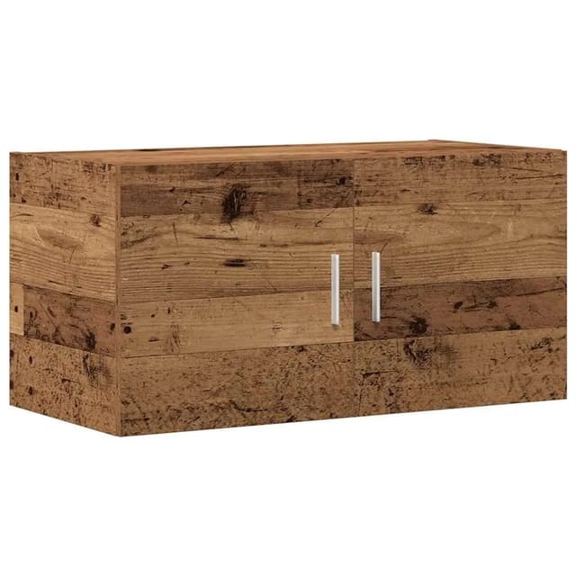 vidaXL Wandschrank Altholz-Optik 80x39x40 cm Holzwerkstoff 856028
