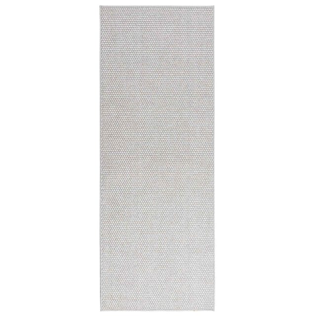 vidaXL Bereichsteppiche LUGO Creme und Grau 200 x 80 cm Polyester 42022714