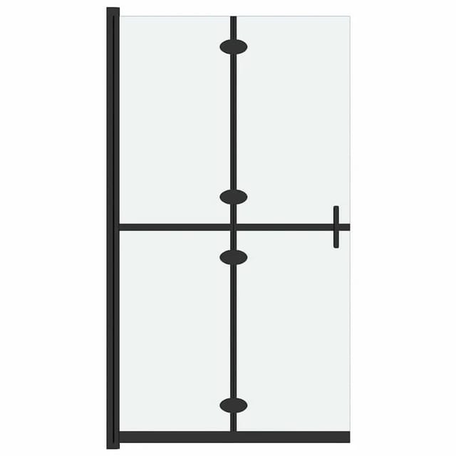 vidaXL Faltbare Begehbare Duschwand ESG-Glas Mattiert 70x190 cm 151192