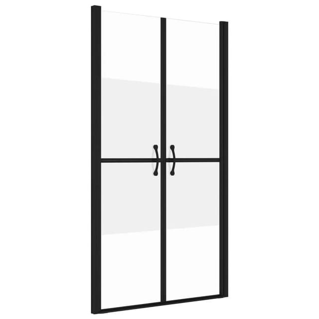 vidaXL Duschtür Halb Matt ESG 93-96x190 cm 150836