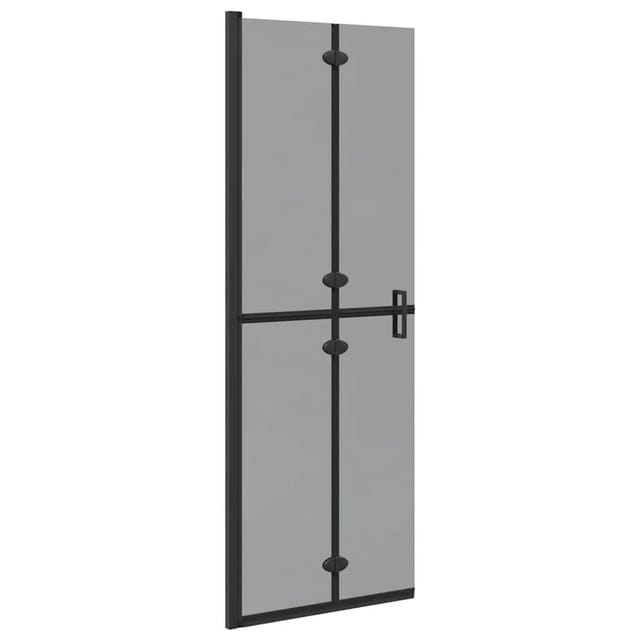 vidaXL Walk-In Duschwand Schwarz 70 x 6,5 x 190 cm 42017963