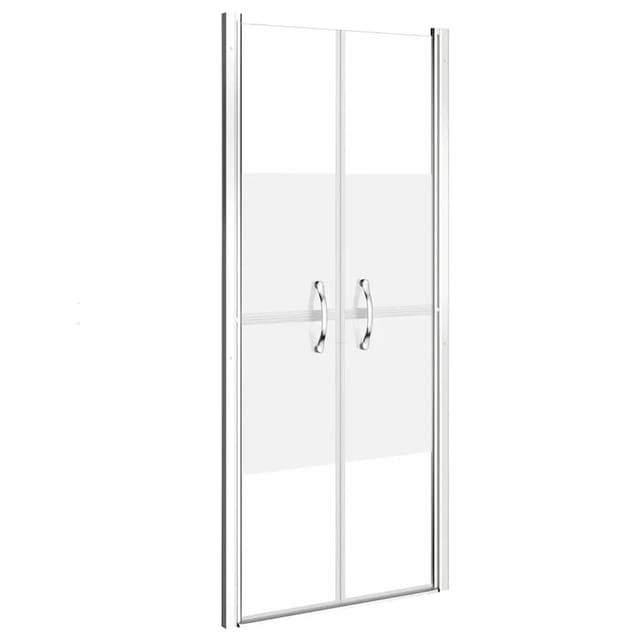 vidaXL Duschtür Halbmatt ESG 71x190 cm 148785