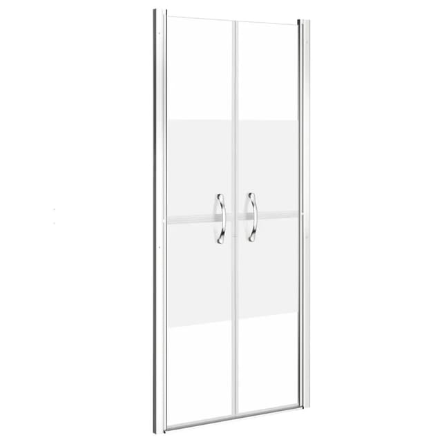 vidaXL Duschtür Halbmatt ESG 81x190 cm 148787