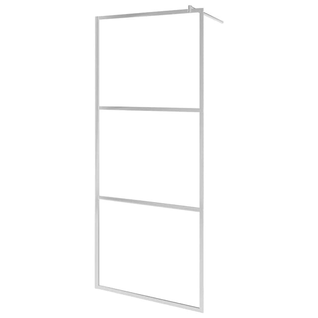 vidaXL Duschwand für Begehbare Dusche mit Klarem ESG-Glas 100x195 cm 146637
