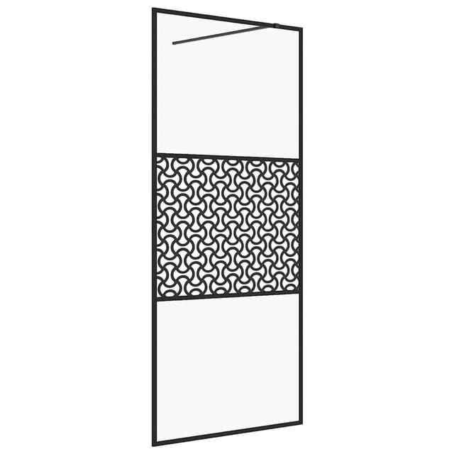 vidaXL Duschwand für Begehbare Dusche mit Klarem ESG Glas 115x195 cm 151031