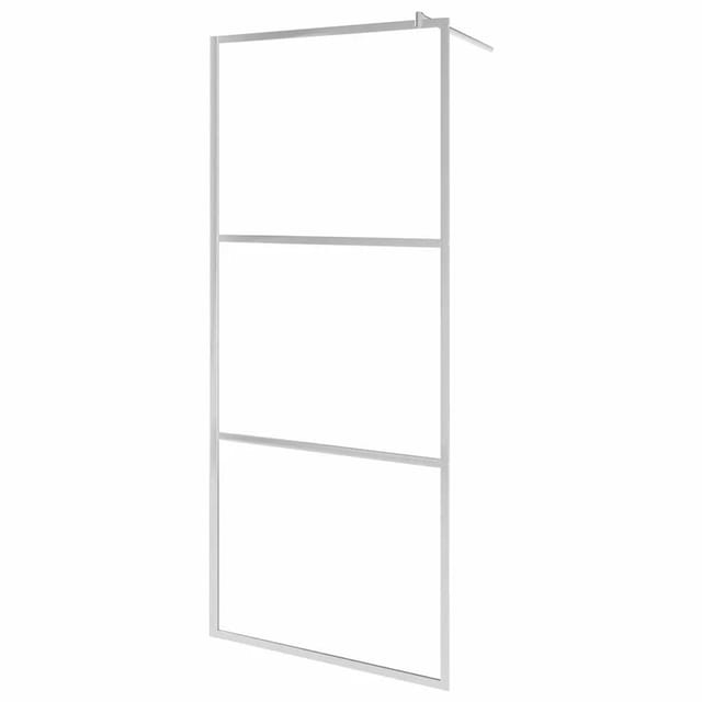 vidaXL Begehbare Duschwand mit Voll Mattiertem ESG-Glas 80x195 cm 146645
