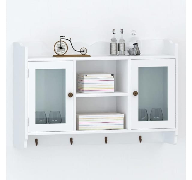 vidaXL Hängeschrank MDF Weiß 242435
