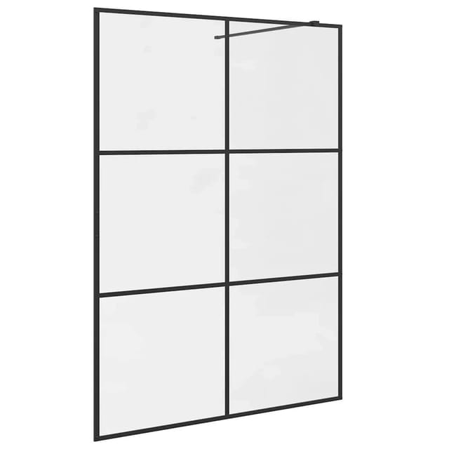 vidaXL Duschwand für Begehbare Dusche mit Klarem ESG-Glas 140x195 cm 151027