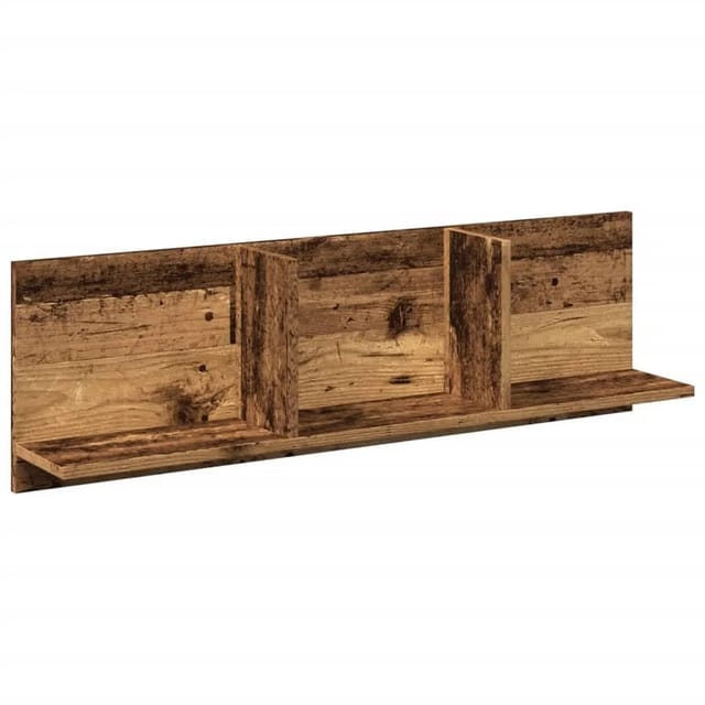 vidaXL Wandschrank 100x16,5x30 cm Altholz-Optik Holzwerkstoff 854866